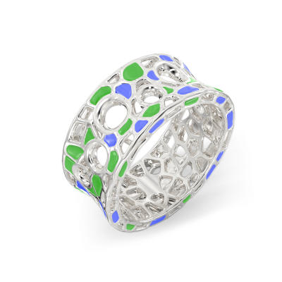 Anillo de Burbujas de plata