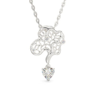 Corylus White Gold Pendant