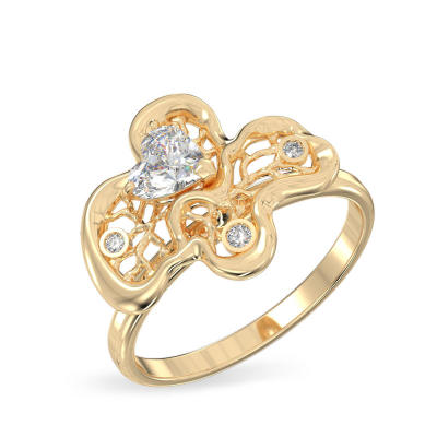 Corylus Yellow Gold Ring