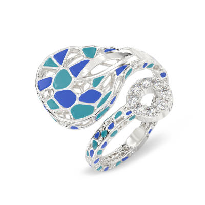 Anillo de Gota de plata