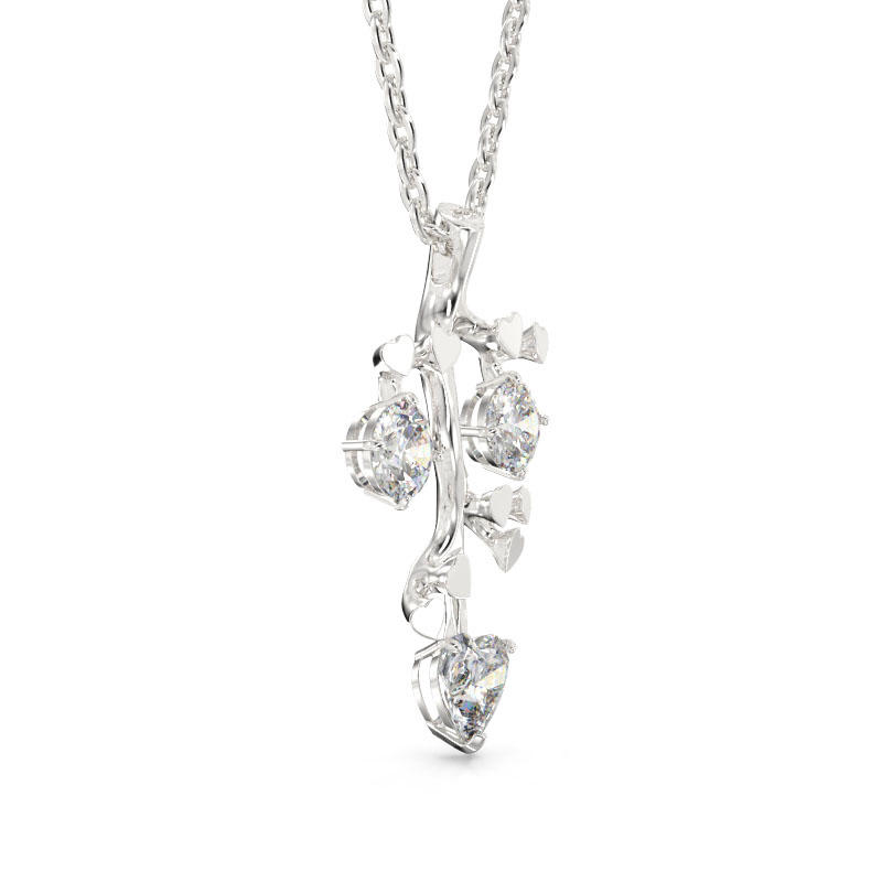 Branch Pendant from White Gold2