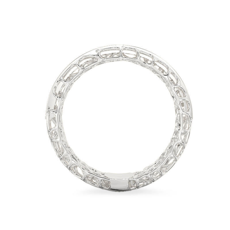 Coral Line Ring From White Gold3