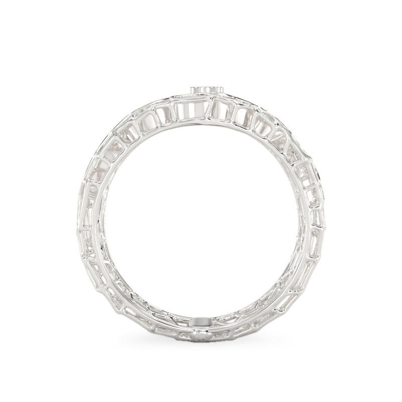 Coral Ring With Cut out From White Gold3