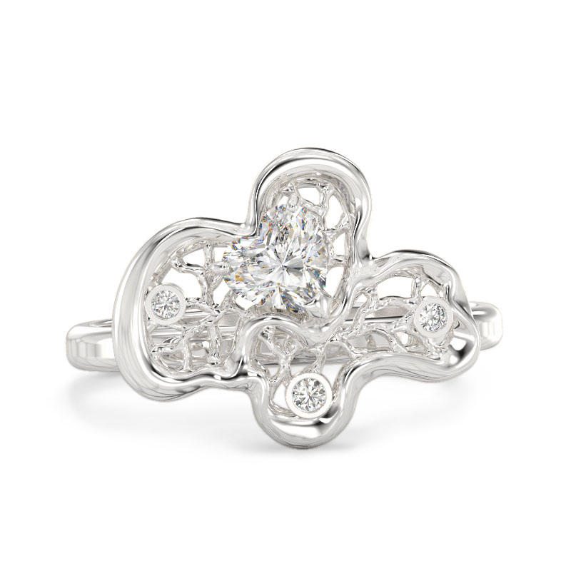 Corylus White Gold Ring1