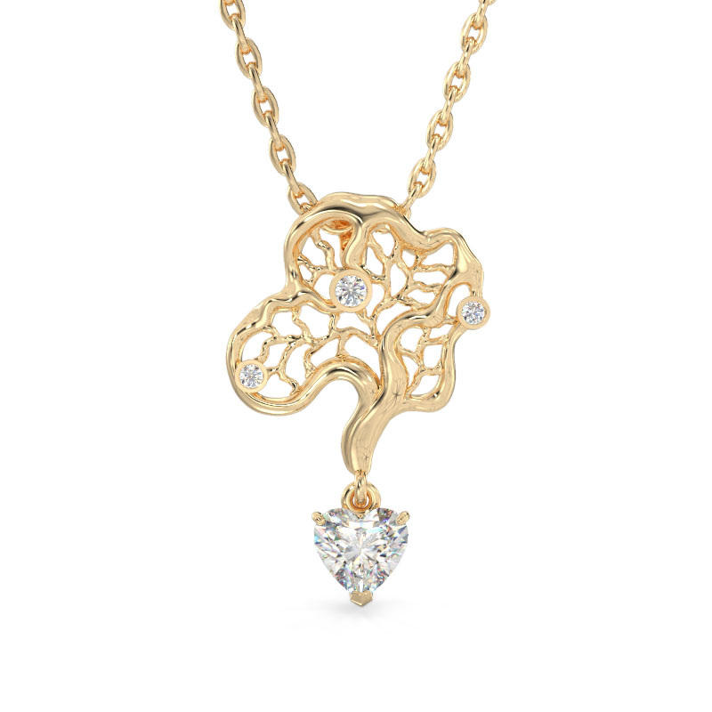Corylus Yellow Gold Pendant