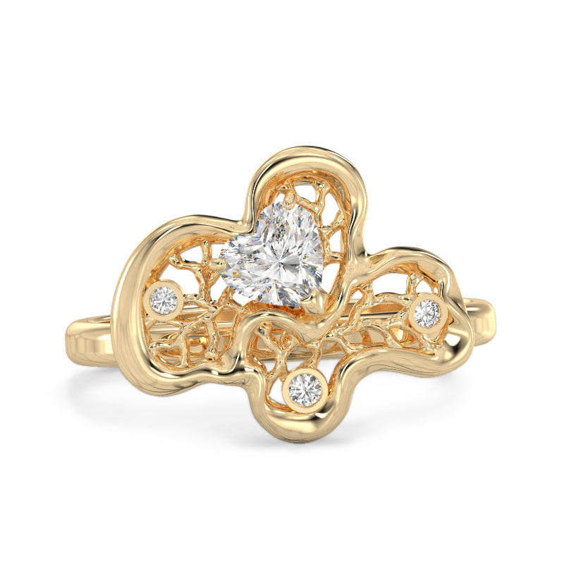 Corylus Yellow Gold Ring2