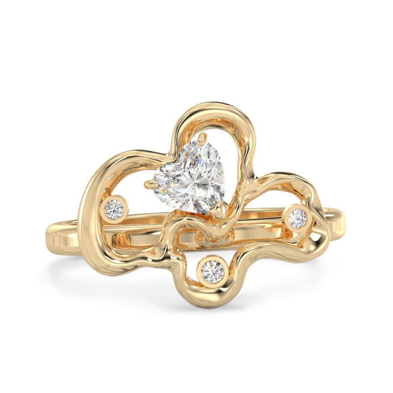 Corylus Yellow Gold Ring2