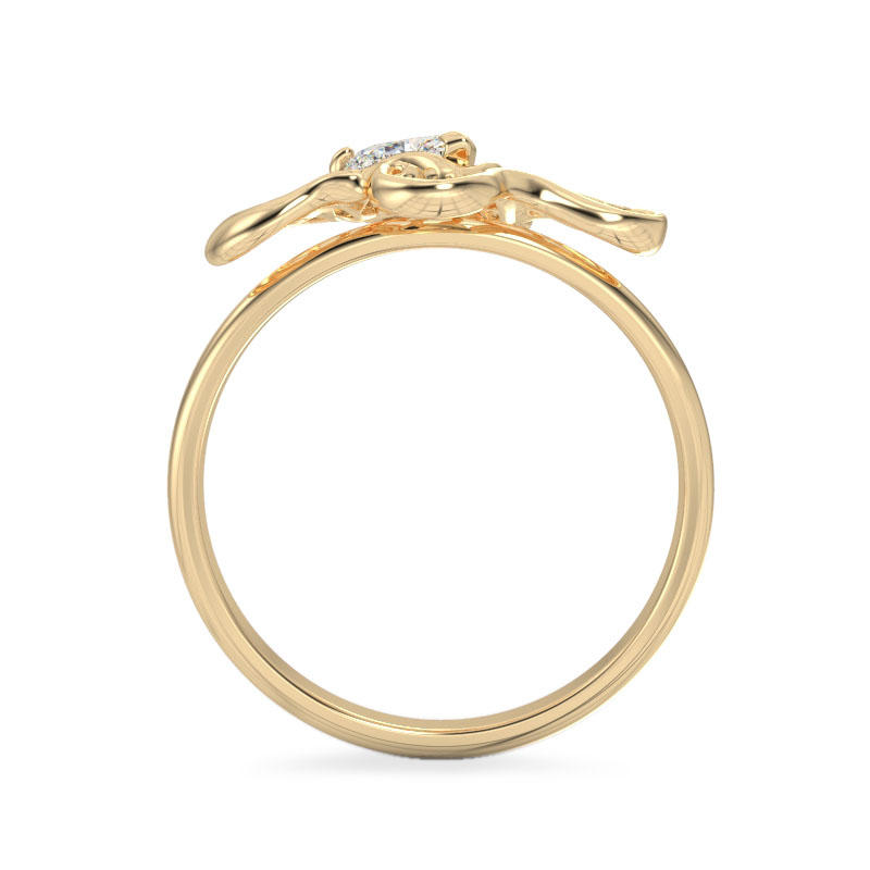 Corylus Yellow Gold Ring3