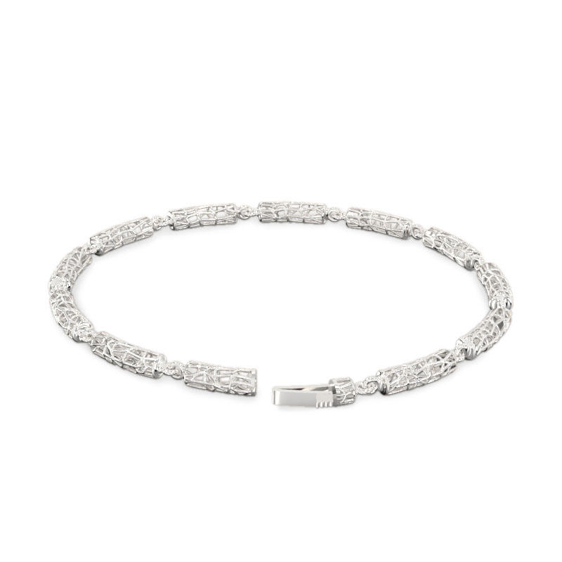 Exquisite Bracelet of White Gold2