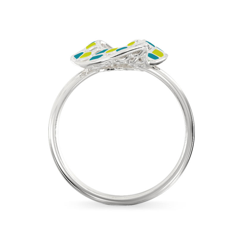 Jasmine Leaf Silver Ring 3