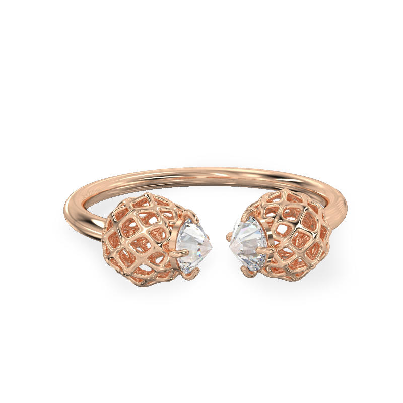 Little Balls Rose Gold Ring2