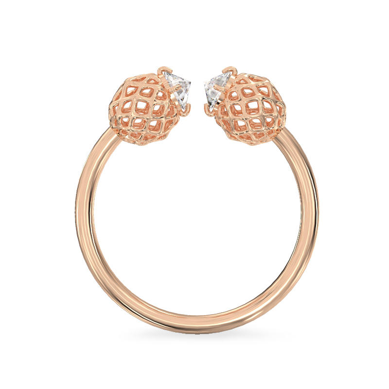 Little Balls Rose Gold Ring3