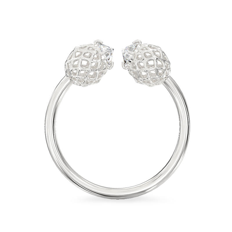 Little Balls White Gold Ring3