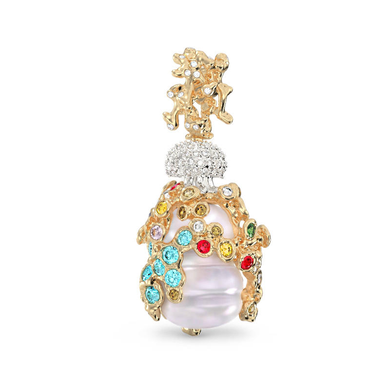 Mermaids Treasury pendant