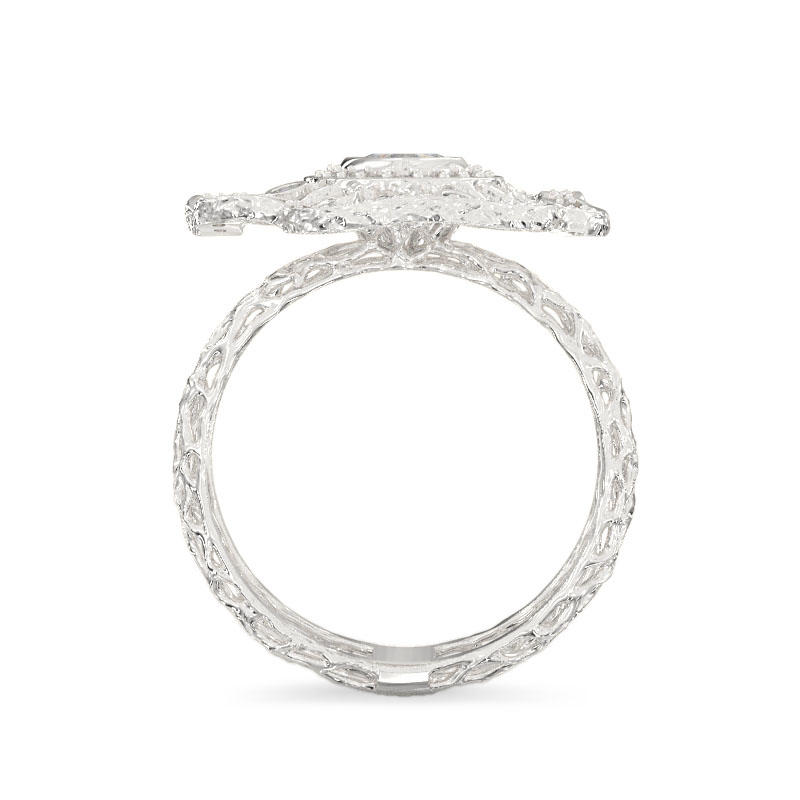 Petunia White Gold Ring3
