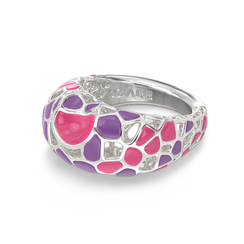 Purple Fantasy Silver Ring 2