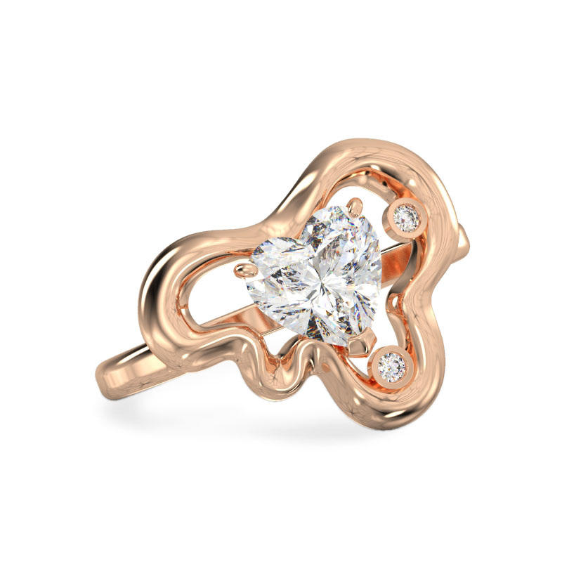 Rose Gold Leaf Ring2