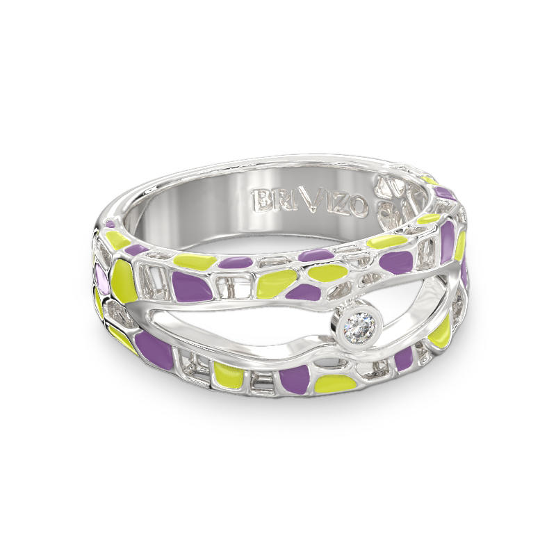 Silver Ring With Cut out 2