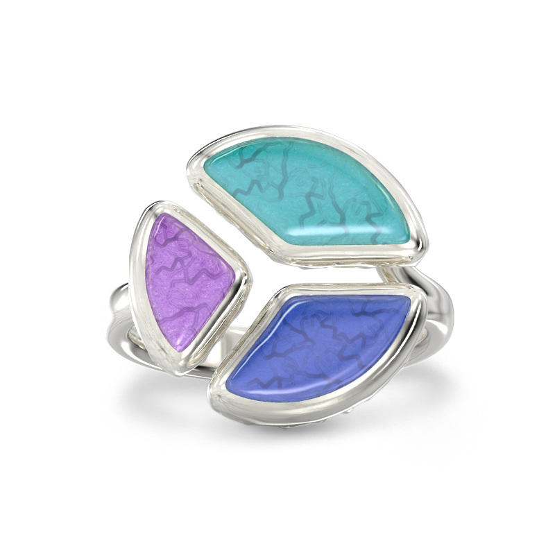 Three Sides Silver Ring 2