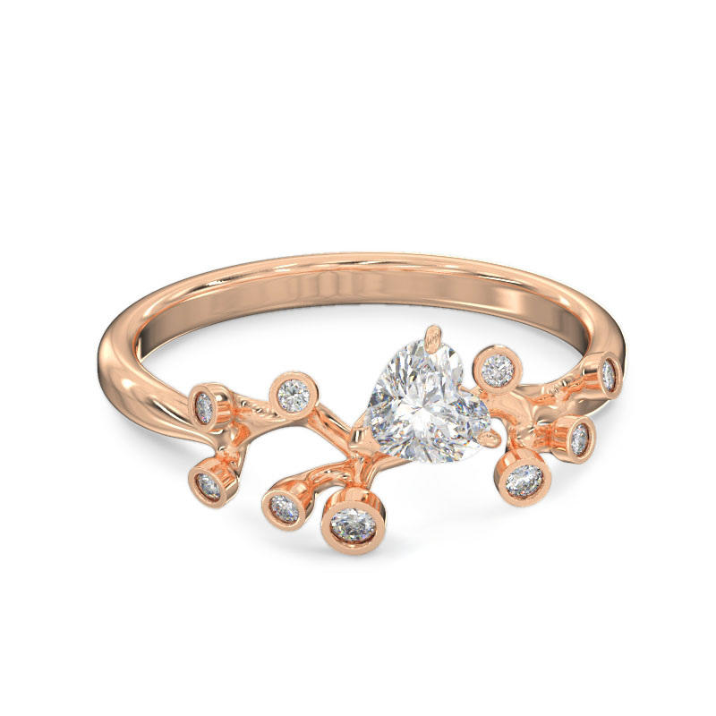 Tree Branch Rose Gold Ring2