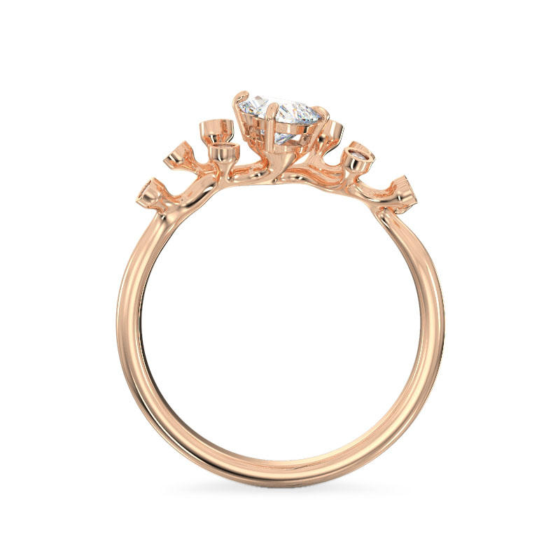 Tree Branch Rose Gold Ring3