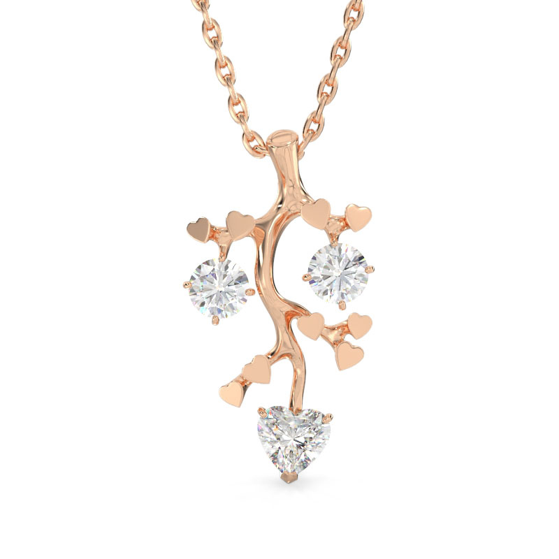 Branch Pendant From Rose Gold
