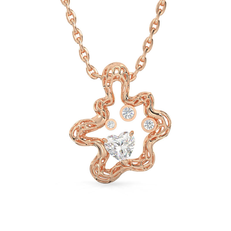 Cloud Rose Gold Pendant