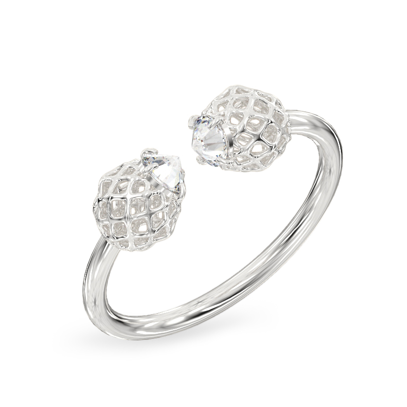 Little Balls White Gold Ring